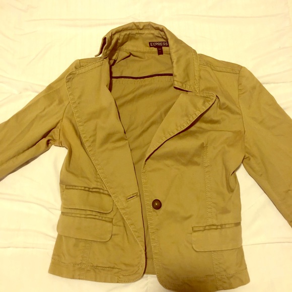 Express Jackets & Blazers - Express tan blazer size 6